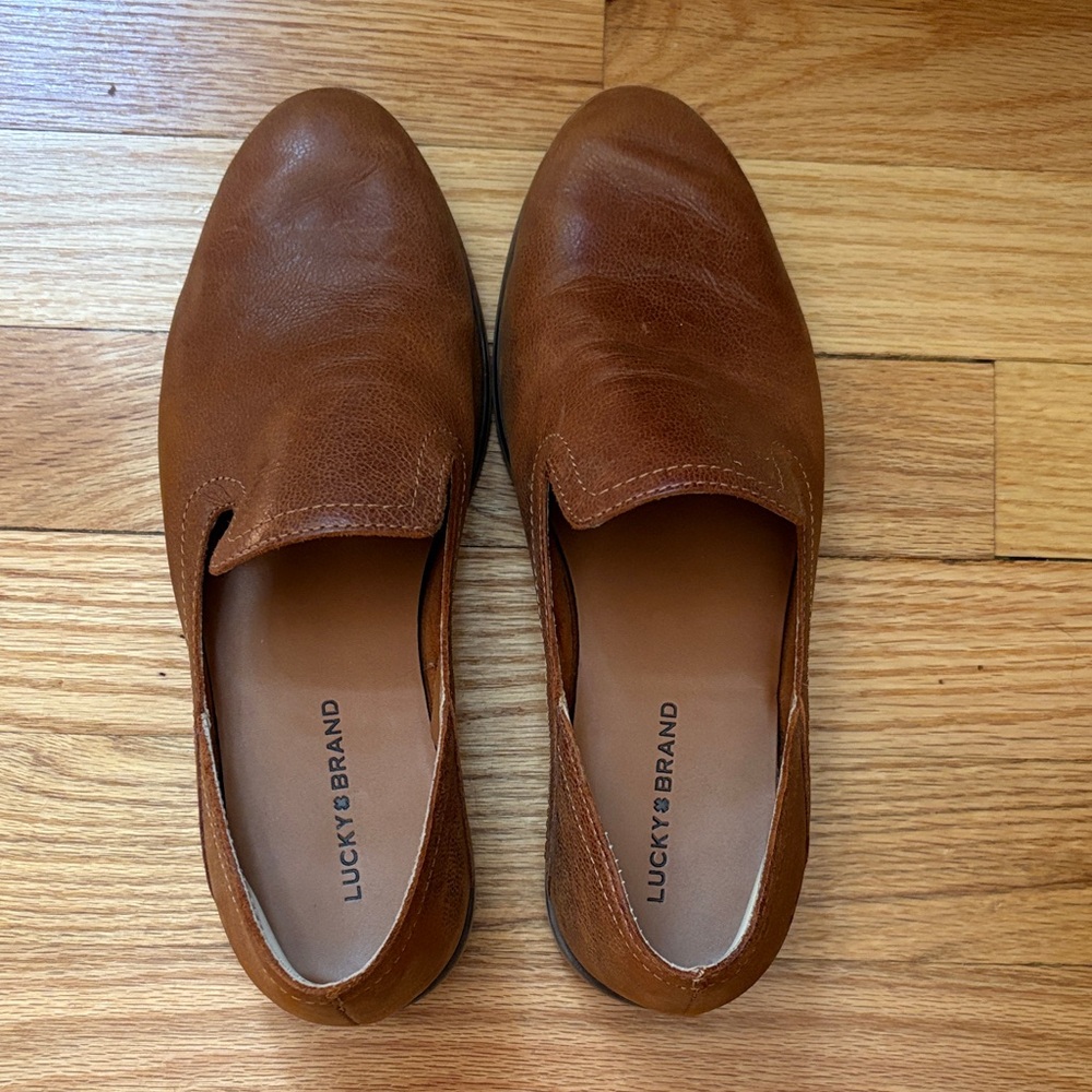 Lucky Brand Women’s Brown Leather Loafers